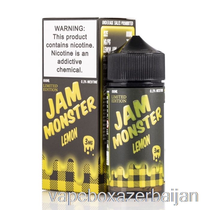 E-Juice Vape Lemon - Jam Monster - 100mL 0mg